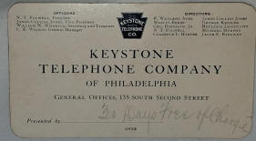 Keystone Rate Card Front
