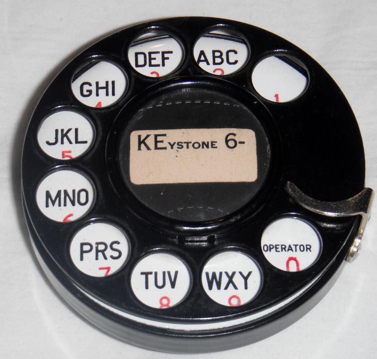 Western Electric #2CB Dial Front