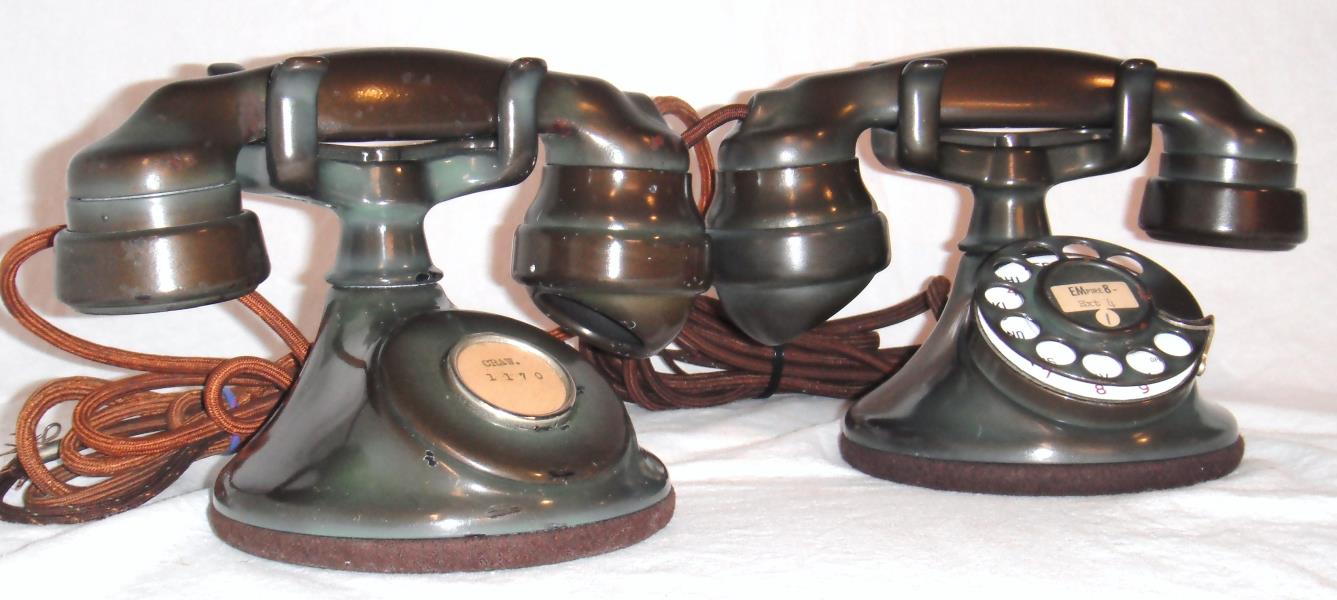 B1 and B3 Statuary Bronze Desk Phones